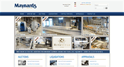 Desktop Screenshot of maynards.com